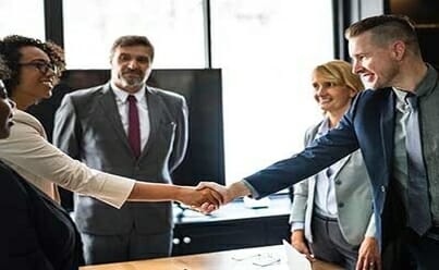 People shaking hands | Consultants for law firms